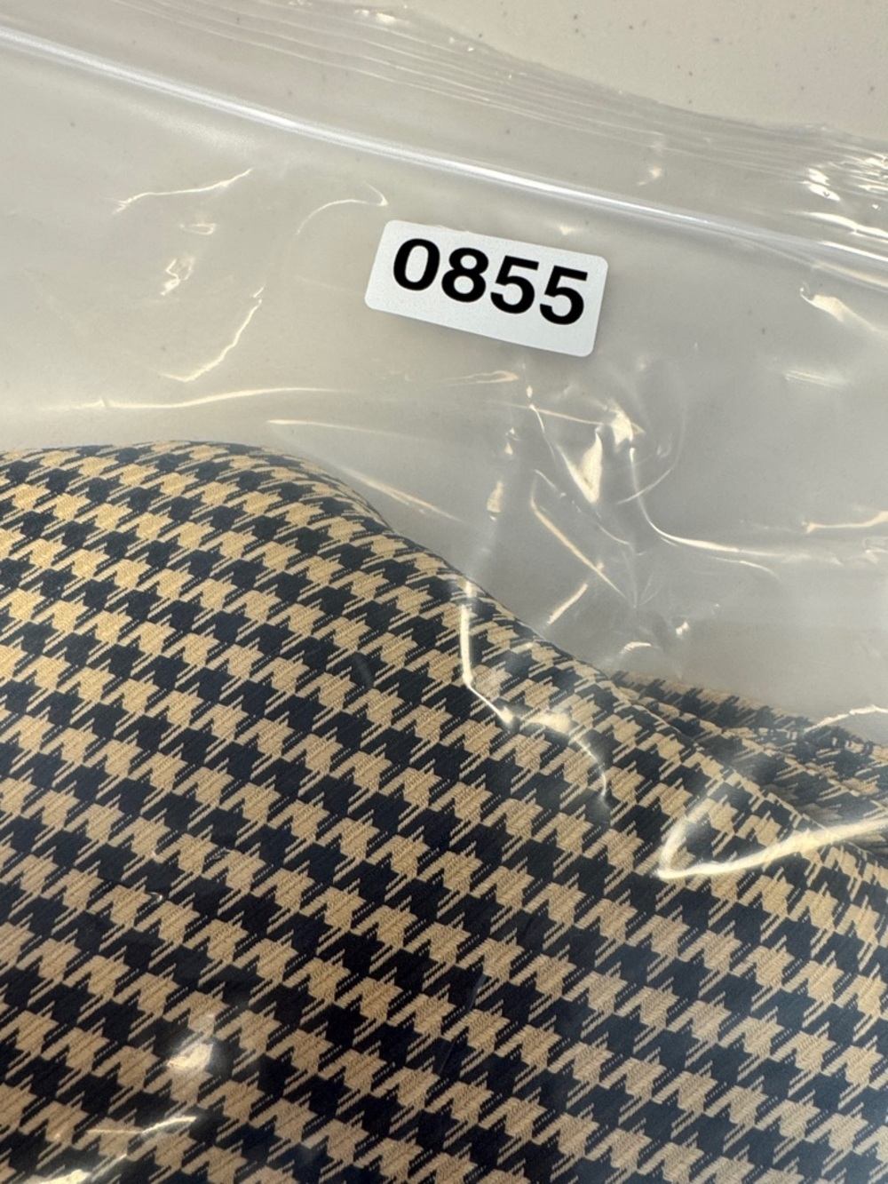 ICHI Houndstooth Blazer Jacket Size 40 Tailored Preppy Academia Oversized Fit - Picture 15 of 15